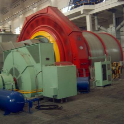 China Raw Material Continuous Ball Mill Horizontal Rotating For Ore Grinding Te koop