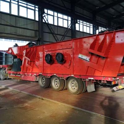 China 0.4×1.0m2 Mining Sieve Linear Motion Vibrating Screen For Mineral Materials Separating for sale