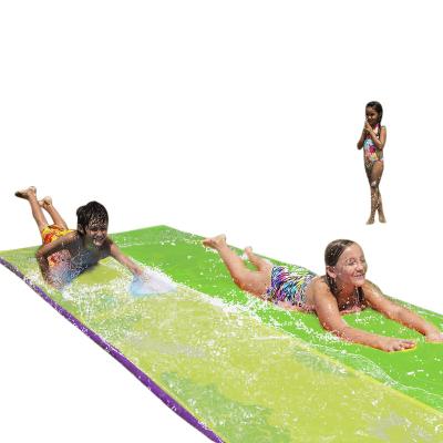 China 0.3MM PVC Waterslide Watersports Backyard Waterslide Kids Toy People Eco-friendly For Garden Lawn Water Slide 188 x 27 inch for sale