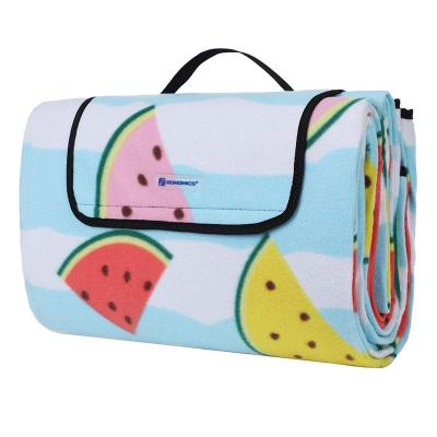 China Extra Large Portable Waterproof Blanket Picnic Blanket Tote Outdoor Machine Washable Picnic Foldable Mat for sale