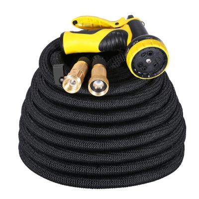 China 50ft 100ft Durable Water Hose Expandable Water Hose Magic Hose Expandable Hose With 9 Function Spray Gun for sale