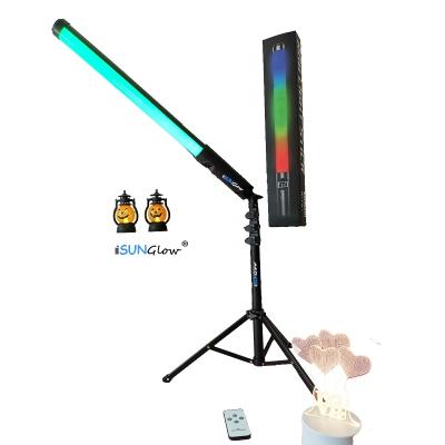 China Handheld Mini Christmas Holiday RGB Lamp RGB Light Stick Bar Fashion LED Video Photography Magic Wand Festival Celebration RGB Lamp for sale