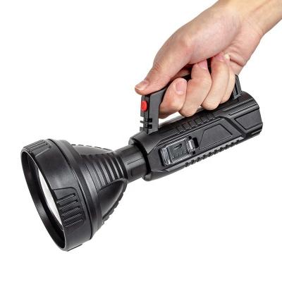 China 18650 Rechargeable Battery LED Flashlight Convenient Torch Camping Hiking Spotlight Handheld LED Spotlight Torch Flashlight Factory for sale