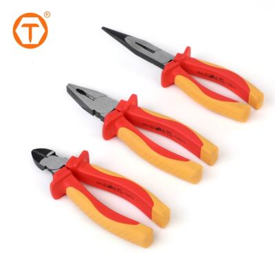 China MULTI FUNCTIONAL alicates 1000v electrician insulated pliers cutter set for sale