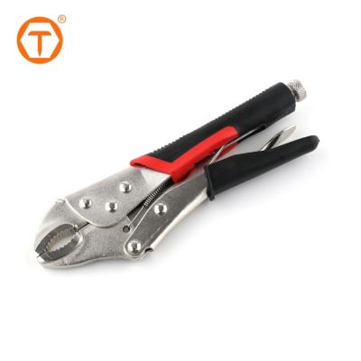 China 10 Inch 45# Jaw Blocking MULTI FUNCTIONAL Carbon Steel Curved Pliers for sale