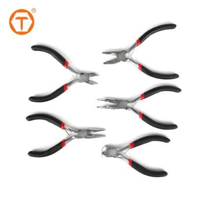 China 4.5 Inch FUNCTIONAL MULTI Small Many Types Mini Long Pliers Tool Kit Mini Nose Jewelry Pliers for sale