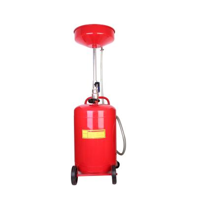 China metal car oil extractor, car oil change machinery, used oil drainer with 80L tank for sale