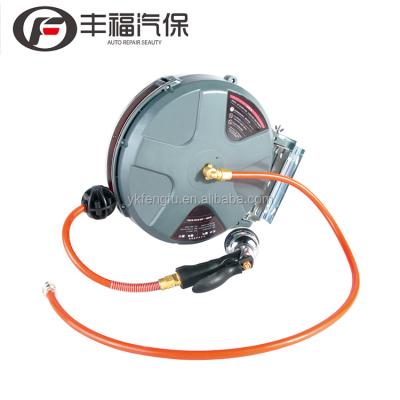 China Anti Abrasion Stable Material Cheap Steel Garden Hose Reel Trolley for sale