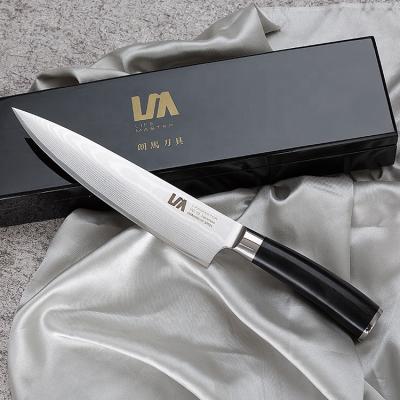 China Durable 67 Inch VG10 Damascus Steel 8 Layer Japanese Chefs Kitchen Knife With G10 Handle for sale