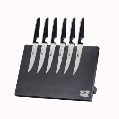 China Durable OEM Premium German Steel 1.4116 Kitchen Knife 6 Pieces Steak Knife Set For Family for sale