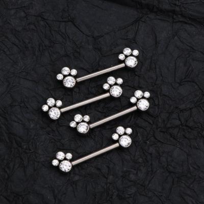 China Hypoallergenic Ready Made Nipple Jewelry Body Clip Nipple Jewelry Nipple Breast Piercing Fine Jewelry for sale