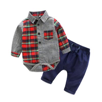 China Newest Super Soft Boy Clothing Set Baby Kids Christmas Wholesale Boutique Clothes For Baby 2 Pieces Set With High Quality for sale