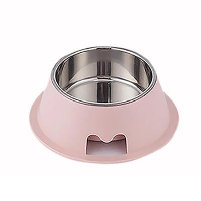 China Wholesale custom made eco sustainable stainless single consumption rounded food water pet bowl manufacturing for sale