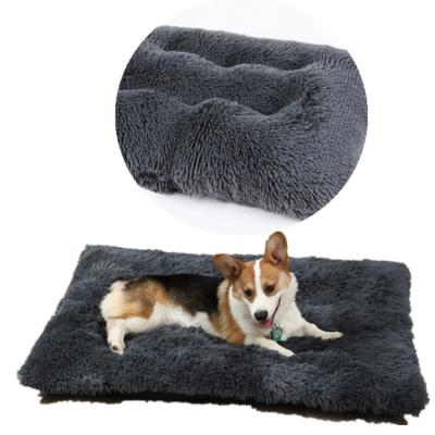 China Stocked Wholesale Custom Waterproof Non-slip Furry Dog Bed Travel Mat Cat Blanket From China Manufacturer for sale