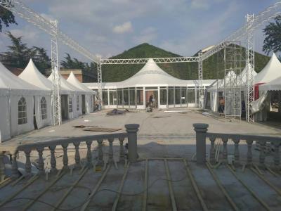 China Waterproof Big Top Canopy Tent Double PVC Coated Air Conditioned Windproof for sale