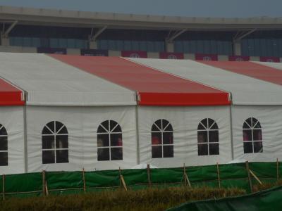 China Red Color Temporary Storage Structures Outdoor Storage Tent For Industry SGS for sale