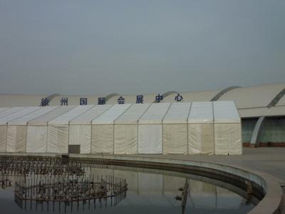 China Large Marquee Second Hand Tent Open Exhibition , Most Waterproof Tent White for sale