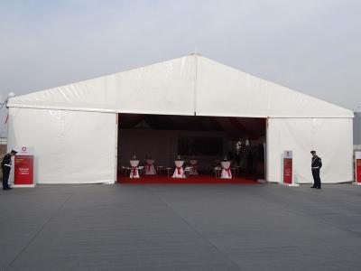 China White Rooftop Personalized Canopy Custom Event Tent For Car Parking Waterproof for sale