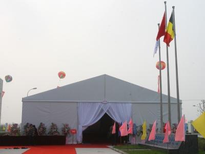 China 12m Heavy Duty  Event Tent , Trade Show Canopy Tent With Pvc Cloth Flame Retardant for sale