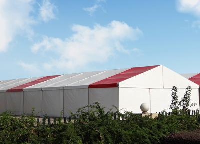 China Large industrial canopy shelter outdoor Exhibition Tent White PVC Fabric for sale