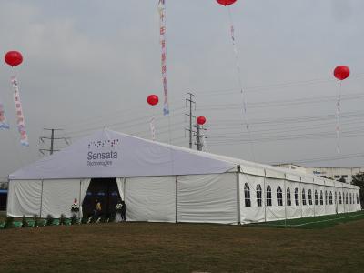 China Custom Printed Canopy Tent Durable , The Best Camping Tent With Air Condition Installation for sale