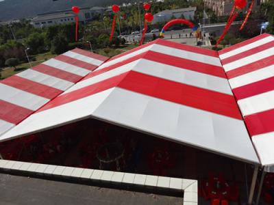 China Simple Opening Ceremony Activity Outdoor Exhibition Tent With PVC Walls Self Cleaning for sale