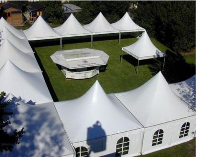 China PVC Cloth UV Resistance Luxury Wedding Marquee Waterproof For Exhibition Display for sale