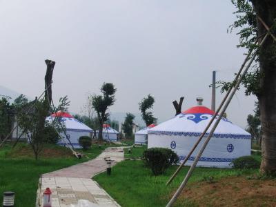 China Yurt Mongolian Tent With Durable Fabric Covers , Best Camping Tent For Family for sale