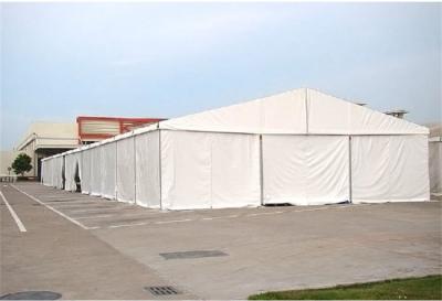 China Fabric Covered Buildings Outdoor Storage Tent Warehouse Waterproof for sale