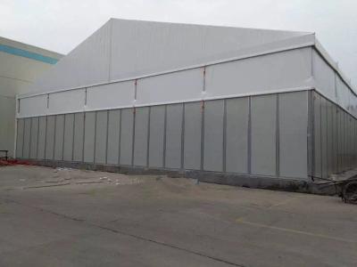 China Fabric Covered Buildings Temporary Warehouse Tent Storage Waterproof for sale