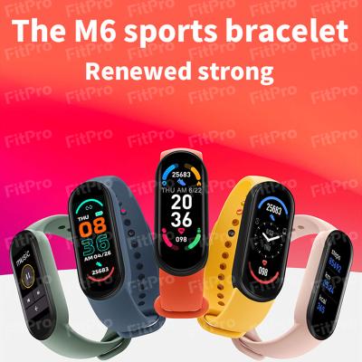 China 2022 Hot Sale M6 Smart Band Wristband Fitness Tracker Heart Rate Blood Pressure Monitor Smart Watch Sport ip67 waterproof for sale