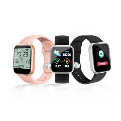 China 2022 Hot Selling Touch Screen Smartwatch Blood Pressure Heart Rate Monitor Y68 D20 Smart Watch D20s for sale