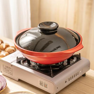 China WEIYE 12 inch food warmer open flame gas cooker safe raw viable cooking pots cookware porcelain ceramic casserole dish for kitchen for sale