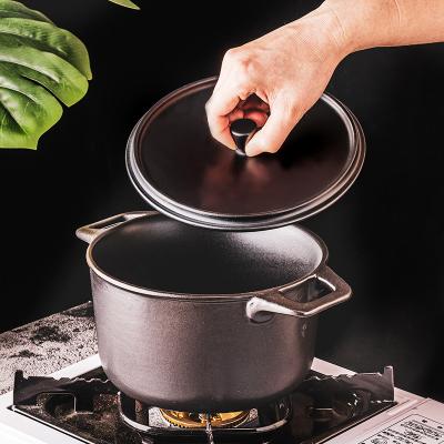 China WEIYE Viable 1.1L 1.8L Set Of 2 On Flame Pot Durable Korean Heat Resistant Porcelain Casserole Cooking Ceramic Pot for sale