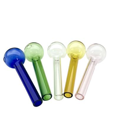 China New Classic Design Glass Oil Burner Pipe Customized Colored Glass Oil Burner 6 Inch Smoking Pipe For Tobacco for sale