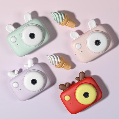 China OEM&ODM Function Cute Cartoon Kids Baby Baby Video Camera 2.4inch 40mp Recording Front And Rear Kids Camera for sale