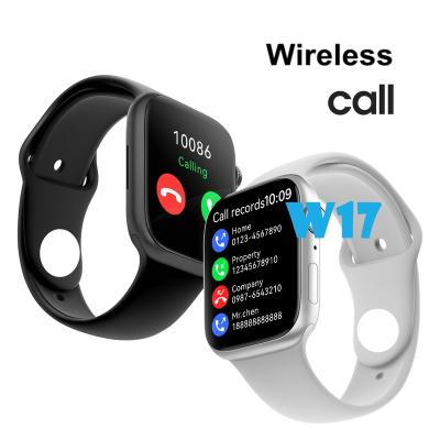 China Brand New Touch Screen W17 210MAH Long Time Life Vibration Pedometer Heart Rate Sleep Monitor Smartwatch for sale