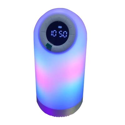 China Video Call Factory Customized FM Night Touch Sensor Audio Lights TWS Pairing Connection RGB Wireless Speaker for sale