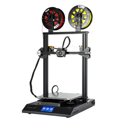 China DIY CR-X 3D Printer Dual-Clolor Dual-Clolor Fan Cool Creality 3D DIY KIT KIT Touch Screen Large Print for sale