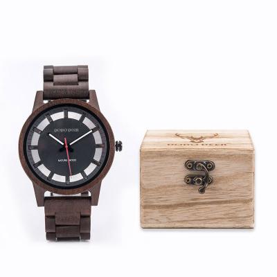 China Handmade eco-friendly natural wood automatic date watch with Japan movt quartz watch best selling products for sale