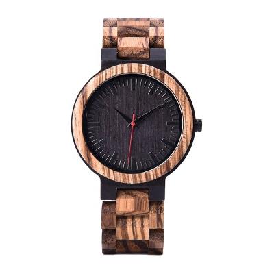 China 2020 Chronograph DRONTE RED DEER Men Fashion Watches OEM Wooden Top Band Wholesale With Box Wristwatch Custom Logo for sale