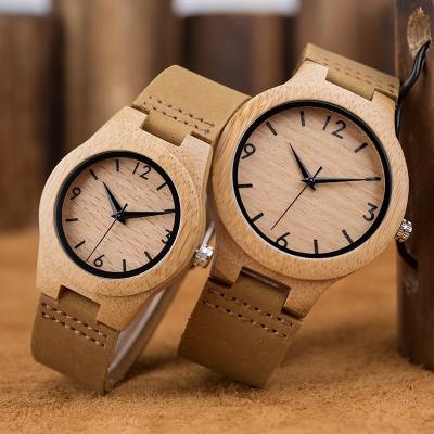 China 2020 Non-Specific DRONTE DEER China Products Lovers Bamboo Wooden Quartz Watches Women Men Custom Logo Watch for sale