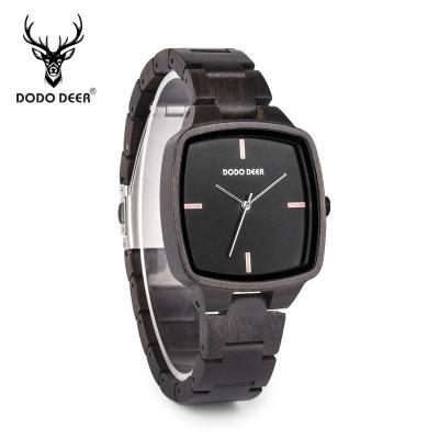 China 2019 Chronograph DRONTE RED DEER Minimalist Casual Watches Deopshipping Watch OEM Black Wooden Quartz Unisex Watch for sale