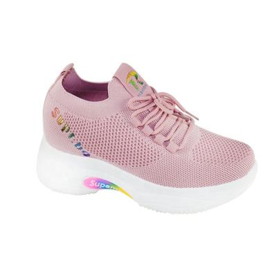 China CUSHIONING fashion highheels shoes wholesale cheap female students sport shoes brand stylish sneakers for women for sale