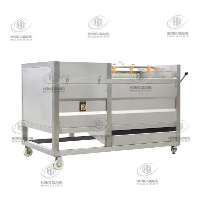 China Industrial vegetable frying oil factory HONGQIANG small potato peeling machine potato peeler cleaner machine for sale