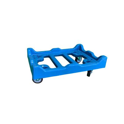 China Industrial Plastic Dolly Flat Cart for Moving Boxes for sale