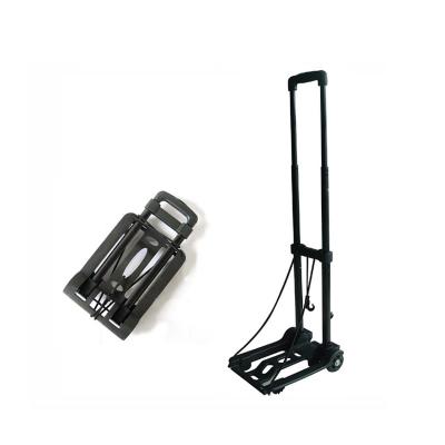 China PP+Aluminum Handle Promotional Lightweight Portable Folding Luggage Trolley for sale