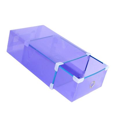 China Clear Foldable Plastic Metal Edged Drawer Truss Container Sustainable for sale