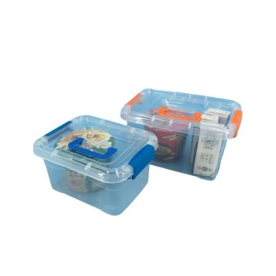 China Viable Transparent Kitchen Plastic Containers Clear Storage Boxes With Lids for sale