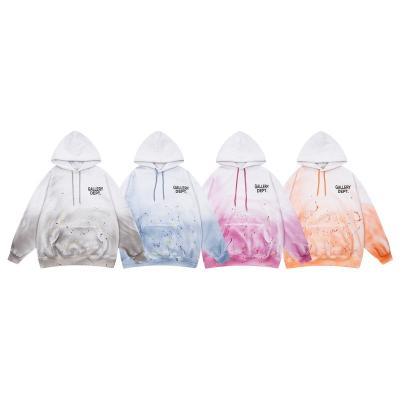 China GALLERY DEPARTMENT 350g Polyester Cotton Sweater Waterproof Ink Splatter Various Colors Hand Painted Hoodies For Men And Women for sale